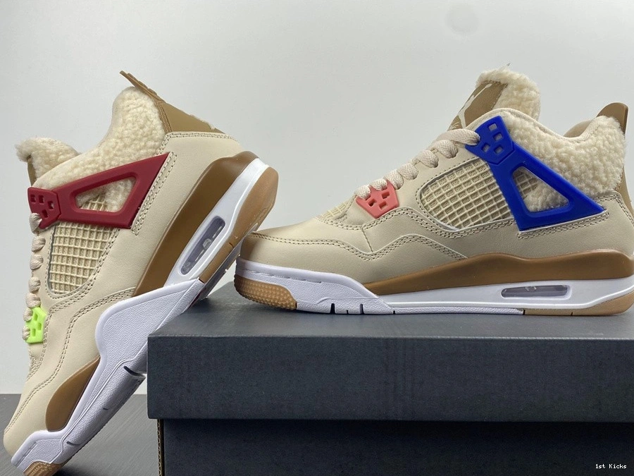 Red Blue DC0790-103 4 Jordan Shoes Air Blue Retro Beige 0225